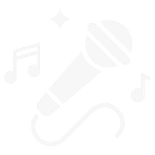 Icône microphone et musique